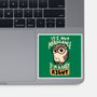Actually Right Owl-None-Glossy-Sticker-koalastudio
