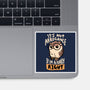 Actually Right Owl-None-Glossy-Sticker-koalastudio