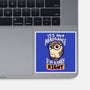 Actually Right Owl-None-Glossy-Sticker-koalastudio