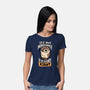 Actually Right Owl-Womens-Basic-Tee-koalastudio