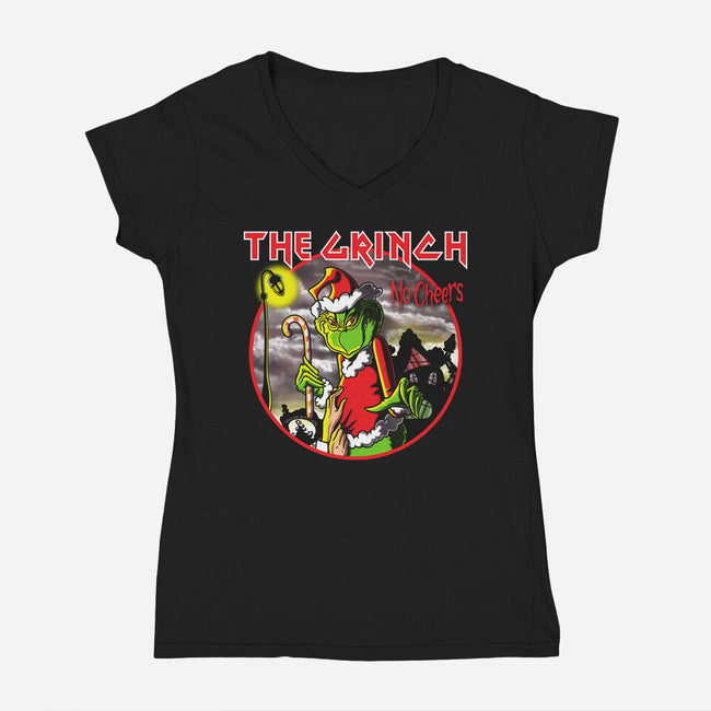 Loathe Entirely-Womens-V-Neck-Tee-Barbadifuoco