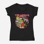 Loathe Entirely-Womens-V-Neck-Tee-Barbadifuoco