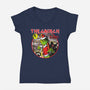 Loathe Entirely-Womens-V-Neck-Tee-Barbadifuoco