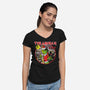 Loathe Entirely-Womens-V-Neck-Tee-Barbadifuoco