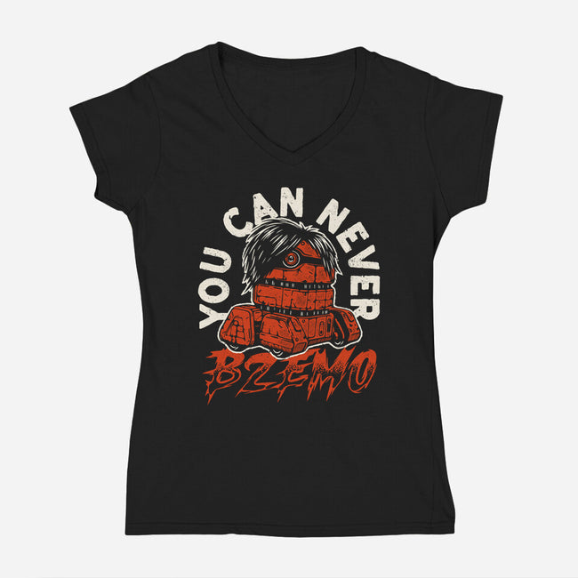 B2EMO-Womens-V-Neck-Tee-Wheels