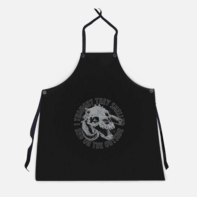 Smell You Later-Unisex-Kitchen-Apron-Wheels