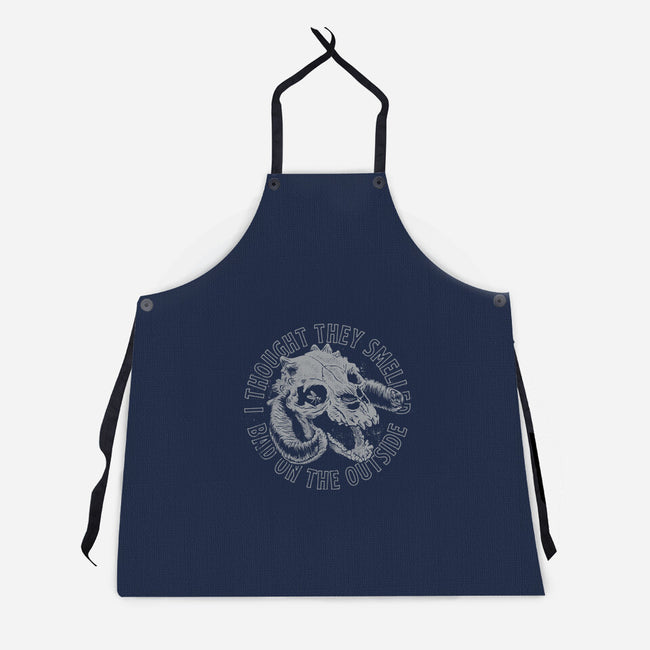 Smell You Later-Unisex-Kitchen-Apron-Wheels