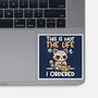 Not The Life I Ordered-None-Glossy-Sticker-NemiMakeit