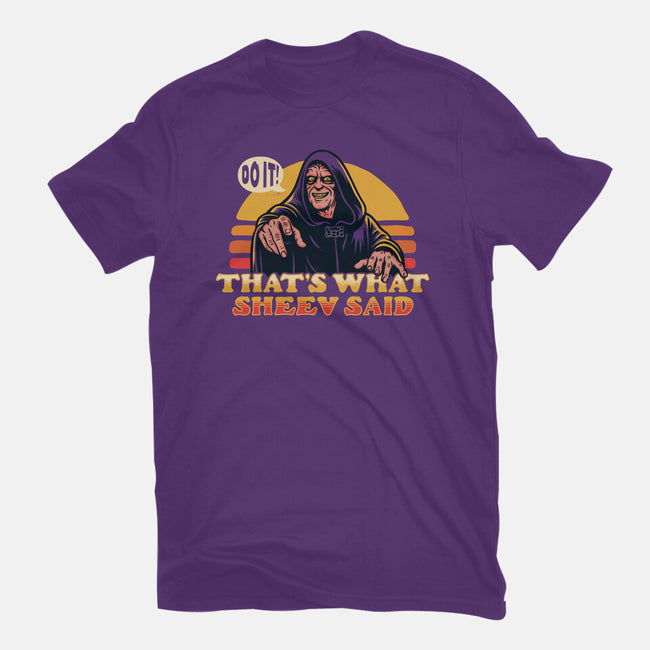 That's What Sheev Said-Womens-Fitted-Tee-Wheels