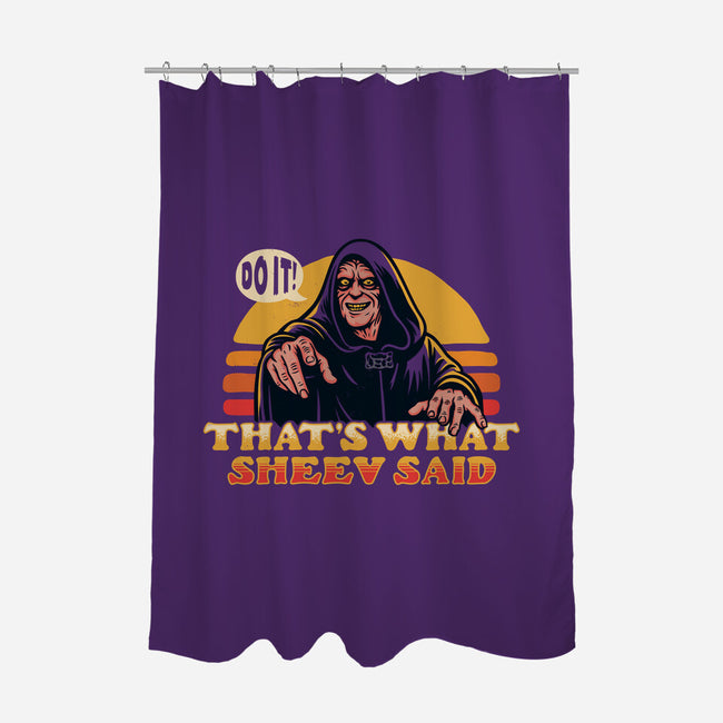 That's What Sheev Said-None-Polyester-Shower Curtain-Wheels