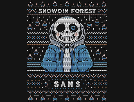Snowdin Forest Ugly Sweater