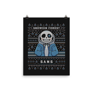 Snowdin Forest Ugly Sweater