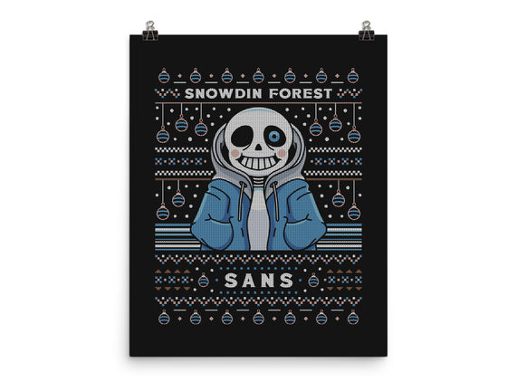 Snowdin Forest Ugly Sweater