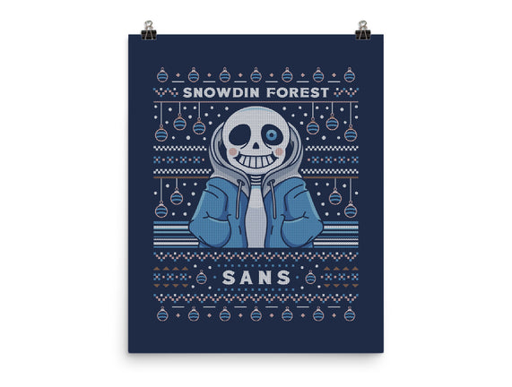 Snowdin Forest Ugly Sweater