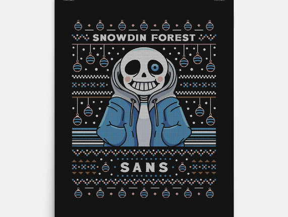 Snowdin Forest Ugly Sweater