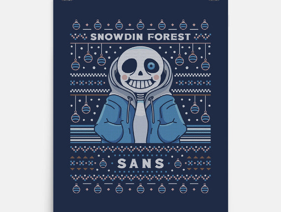 Snowdin Forest Ugly Sweater