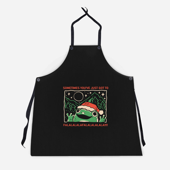 Sometimes Falala-Unisex-Kitchen-Apron-yumie
