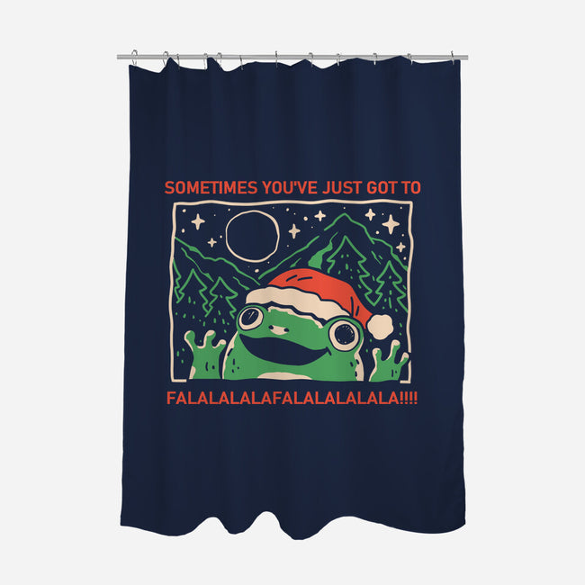 Sometimes Falala-None-Polyester-Shower Curtain-yumie