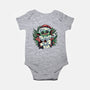 Christmas In The Galaxy-Baby-Basic-Onesie-glitchygorilla