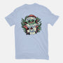 Christmas In The Galaxy-Mens-Basic-Tee-glitchygorilla