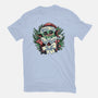 Christmas In The Galaxy-Womens-Fitted-Tee-glitchygorilla