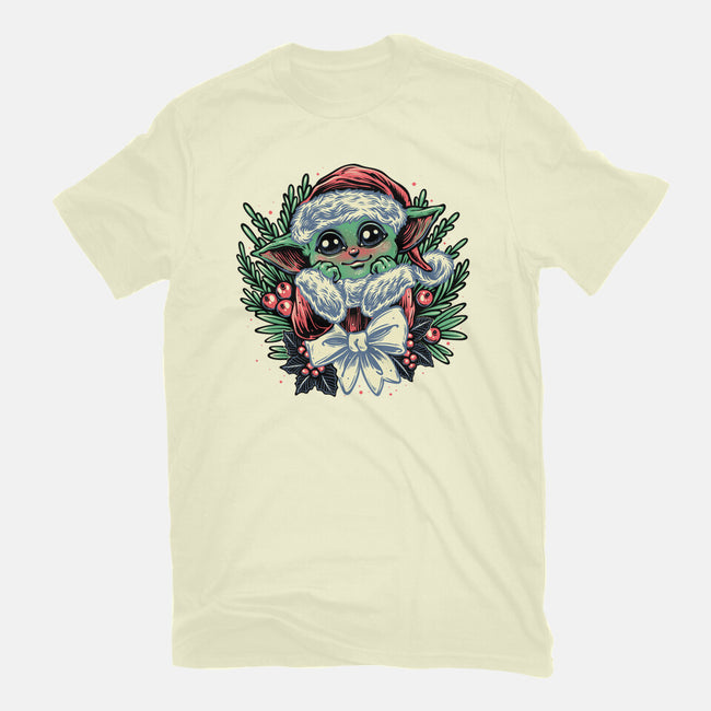 Christmas In The Galaxy-Mens-Basic-Tee-glitchygorilla