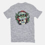 Christmas In The Galaxy-Womens-Fitted-Tee-glitchygorilla