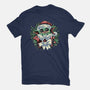 Christmas In The Galaxy-Mens-Basic-Tee-glitchygorilla