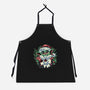Christmas In The Galaxy-Unisex-Kitchen-Apron-glitchygorilla