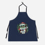 Christmas In The Galaxy-Unisex-Kitchen-Apron-glitchygorilla