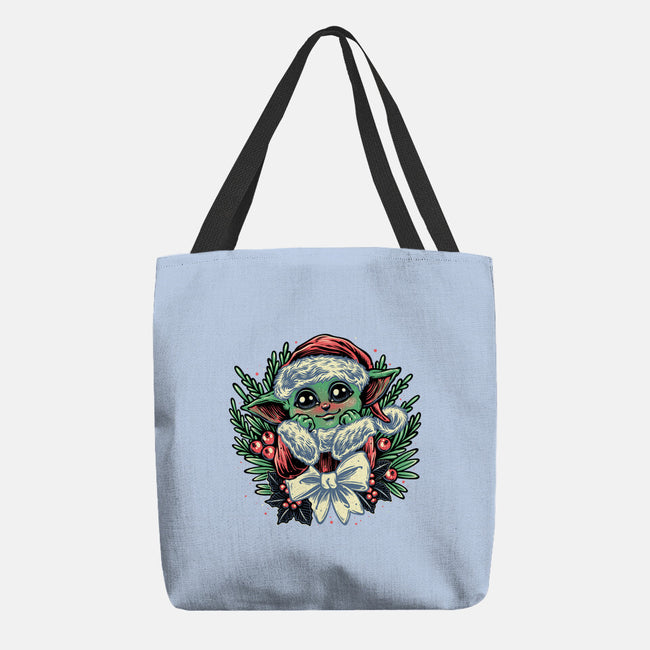 Christmas In The Galaxy-None-Basic Tote-Bag-glitchygorilla