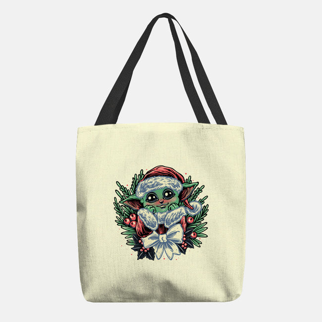 Christmas In The Galaxy-None-Basic Tote-Bag-glitchygorilla
