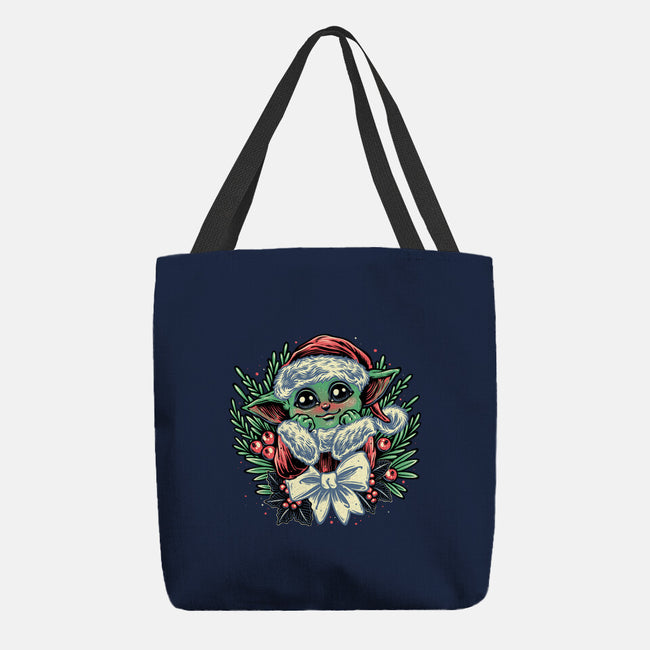 Christmas In The Galaxy-None-Basic Tote-Bag-glitchygorilla