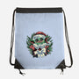 Christmas In The Galaxy-None-Drawstring-Bag-glitchygorilla