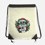 Christmas In The Galaxy-None-Drawstring-Bag-glitchygorilla