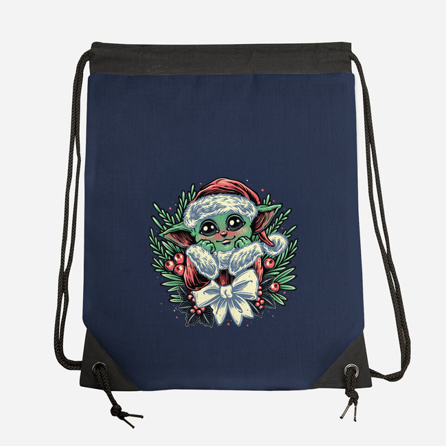 Christmas In The Galaxy-None-Drawstring-Bag-glitchygorilla