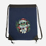 Christmas In The Galaxy-None-Drawstring-Bag-glitchygorilla