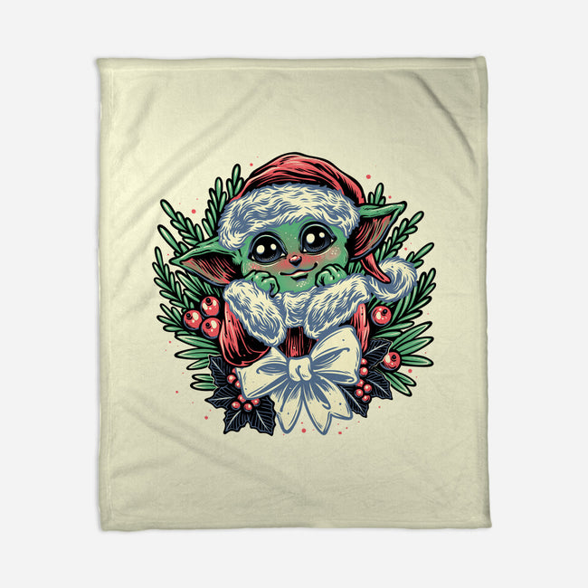 Christmas In The Galaxy-None-Fleece-Blanket-glitchygorilla