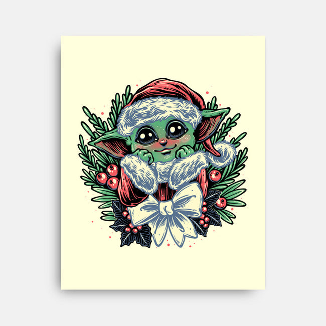 Christmas In The Galaxy-None-Stretched-Canvas-glitchygorilla