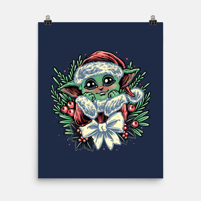 Christmas In The Galaxy-None-Matte-Poster-glitchygorilla