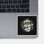 Christmas In The Galaxy-None-Glossy-Sticker-glitchygorilla