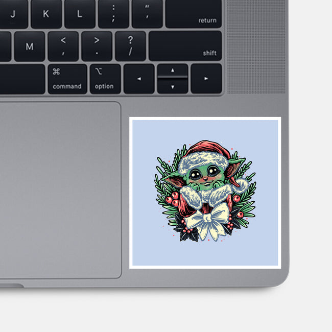 Christmas In The Galaxy-None-Glossy-Sticker-glitchygorilla