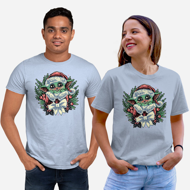 Christmas In The Galaxy-Unisex-Basic-Tee-glitchygorilla