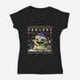 Boogey Christmas-Womens-V-Neck-Tee-Vallina84