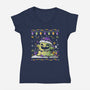 Boogey Christmas-Womens-V-Neck-Tee-Vallina84
