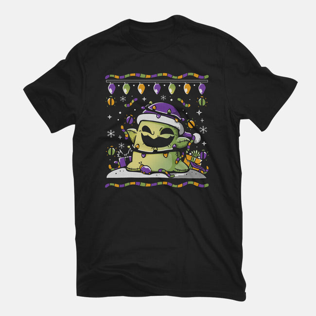 Boogey Christmas-Womens-Fitted-Tee-Vallina84