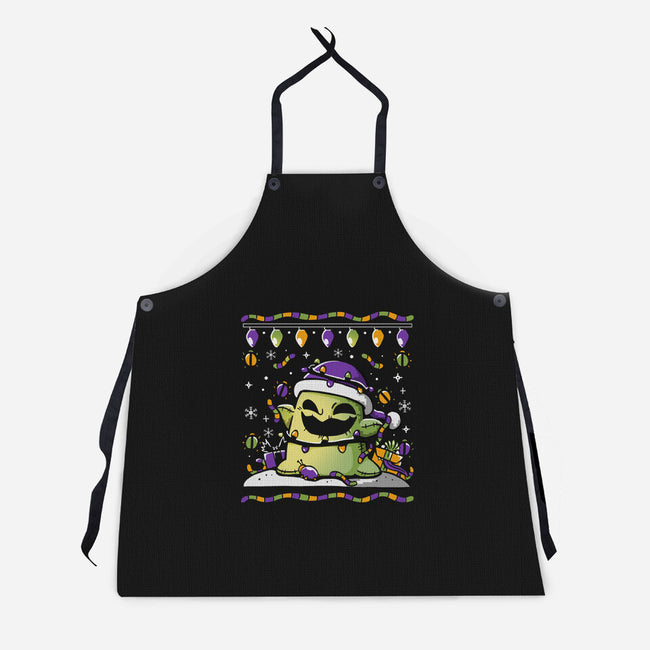 Boogey Christmas-Unisex-Kitchen-Apron-Vallina84