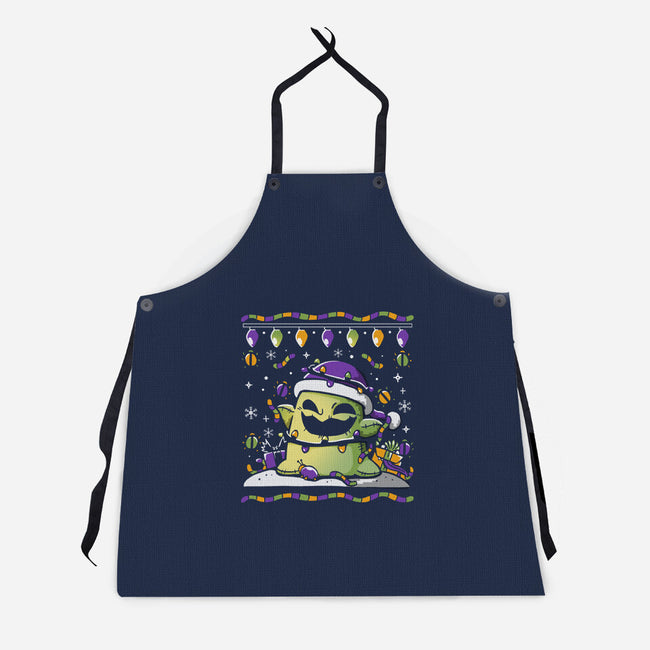 Boogey Christmas-Unisex-Kitchen-Apron-Vallina84