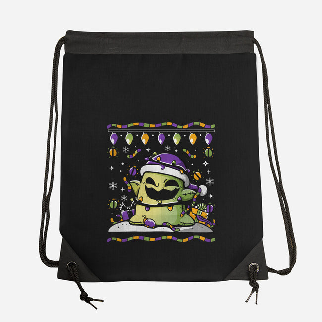 Boogey Christmas-None-Drawstring-Bag-Vallina84
