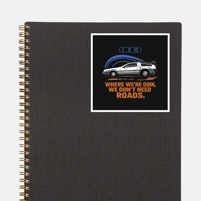 Don't Need Roads-None-Glossy-Sticker-Andriu